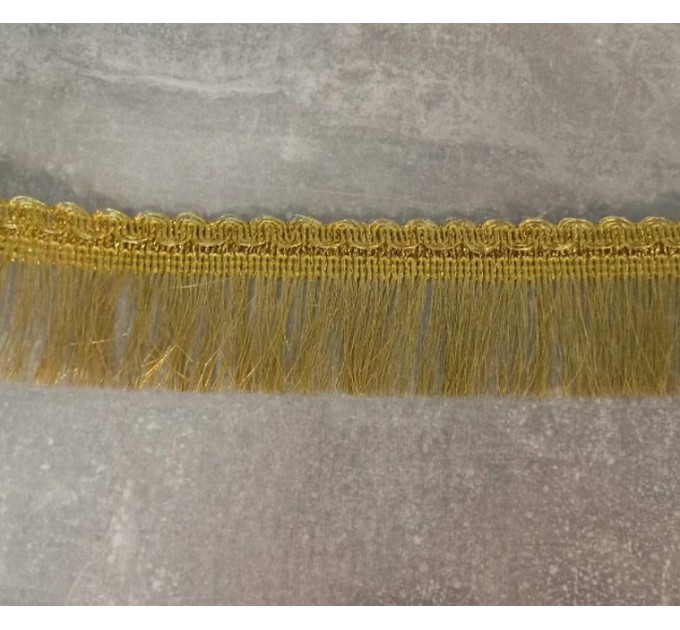 Gold Fringe 2" (5 cm) - Fringe with tassels - Decorative church fringe