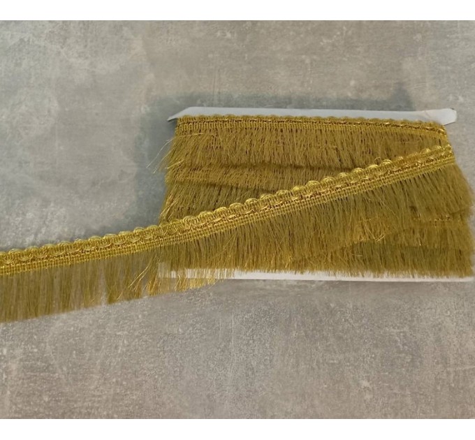 Gold Fringe 2" (5 cm) - Fringe with tassels - Decorative church fringe