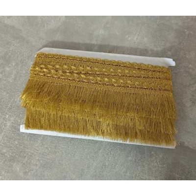 Gold Fringe 2" (5 cm) - Fringe with tassels - Decorative church fringe