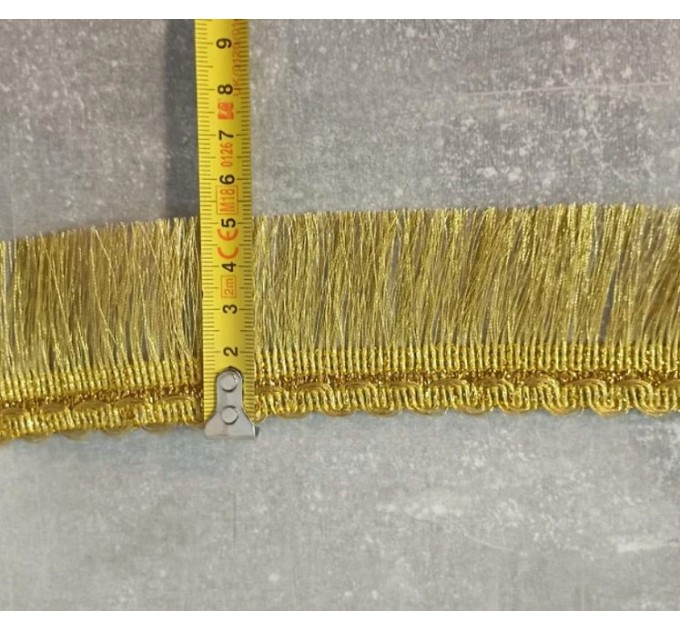 Gold Fringe 2" (5 cm) - Fringe with tassels - Decorative church fringe