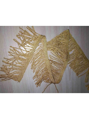 Gold Fringe 2" (5 cm) and 3,5" (10 cm) width - Silver Fringe 2" (5 cm)