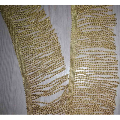 Gold Fringe 2" (5 cm) and 3,5" (10 cm) width - Silver Fringe 2" (5 cm)