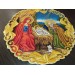 Icon of the Nativity - Liturgical embroidered vestment appliques - Round icon