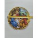 Icon of the Nativity - Liturgical embroidered vestment appliques - Round icon