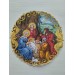 Icon of the Nativity - Liturgical embroidered vestment appliques - Round icon