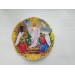 Liturgical embroidered vestment appliques - Round icon patch- Machine embroidery