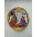 Liturgical embroidered vestment appliques - Round icon patch- Machine embroidery