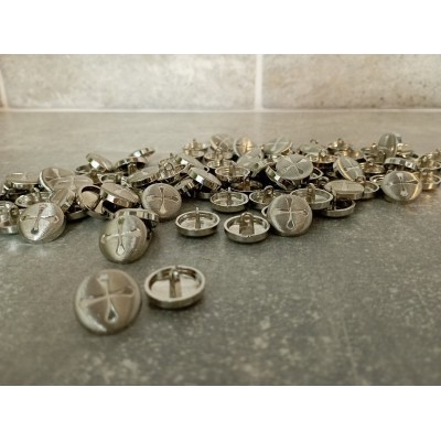 Metal buttons - Gold buttons - Silver buttons - 2cm buttons for liturgical cloth