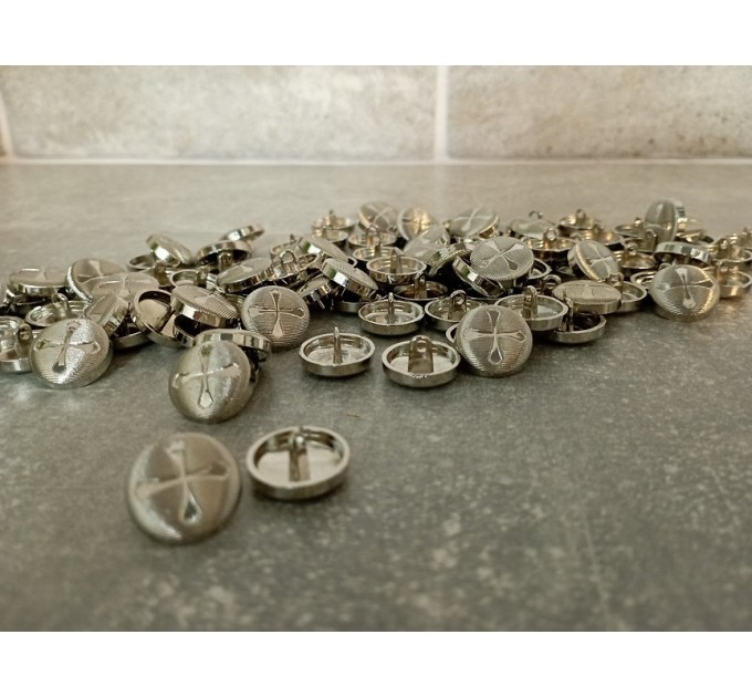 Metal buttons - Gold buttons - Silver buttons - 2cm buttons for liturgical cloth