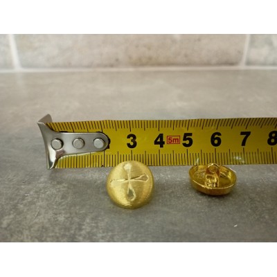 Metal buttons - Gold buttons - Silver buttons - 2cm buttons for liturgical cloth