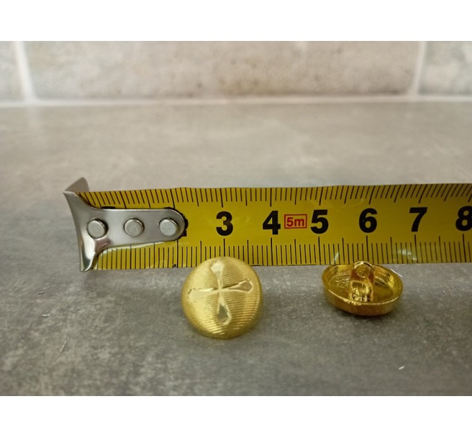 Metal buttons - Gold buttons - Silver buttons - 2cm buttons for liturgical cloth