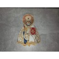 Saint Nicholas application - Liturgical embroidered vestment appliques patch