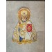 Saint Nicholas application - Liturgical embroidered vestment appliques patch