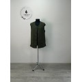 Chaplain vest in khaki color - Vest for priest without sleeves with pockets