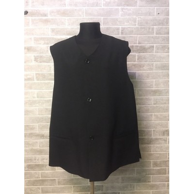 Priest vest in gabardine - Vest for priest without sleeves with pockets