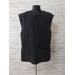 Vest with 2 two pockets in gabardine or wet silk or linen-gabardine - Waistcoat