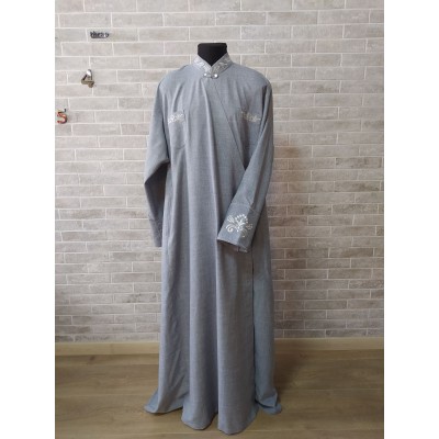 Orthodox cassock - St. Petersburg style cassock in linen-gabardine - Cassock for a priest - Inner cassock - Religious cloth - Undercassock