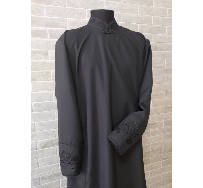 Orthodox cassock - St. Petersburg style cassock in linen-gabardine - Cassock for a priest - Inner cassock - Religious cloth - Undercassock