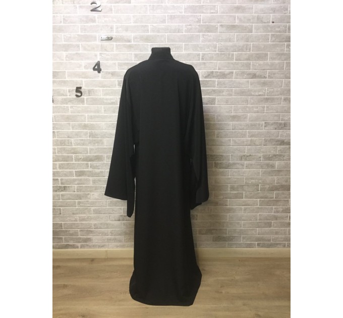 Greek style Outer cassock with minimalist embroidery - Orthodox Greek Riassa - Priest's external cassock - Rhason - Exorhason