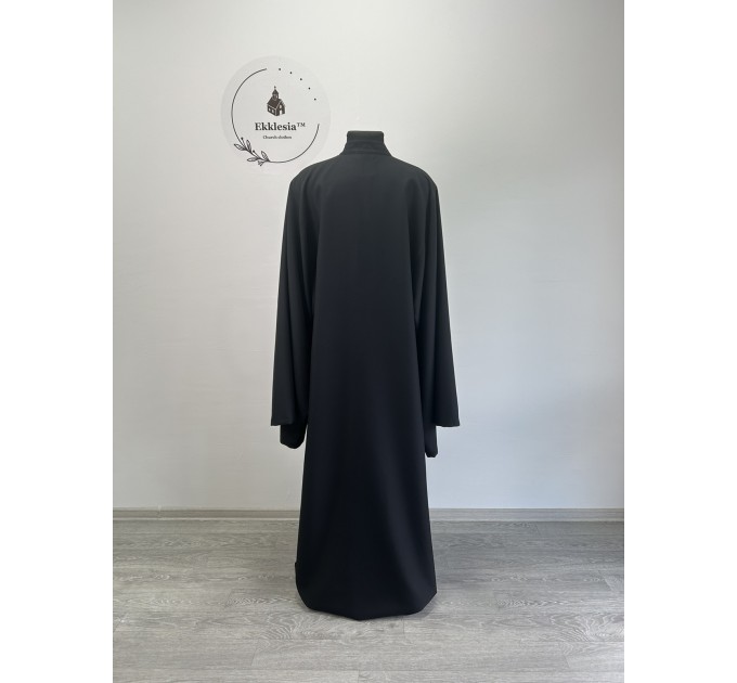 Greek style Ryassas with wave embroidery- Orthodox Outer cassock - Orthodox Greek outer cassock - Priest's external cassock - Rhason - Exorhason