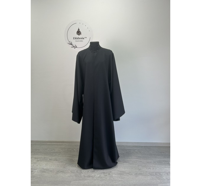 Greek style Ryassas with wave embroidery- Orthodox Outer cassock - Orthodox Greek outer cassock - Priest's external cassock - Rhason - Exorhason