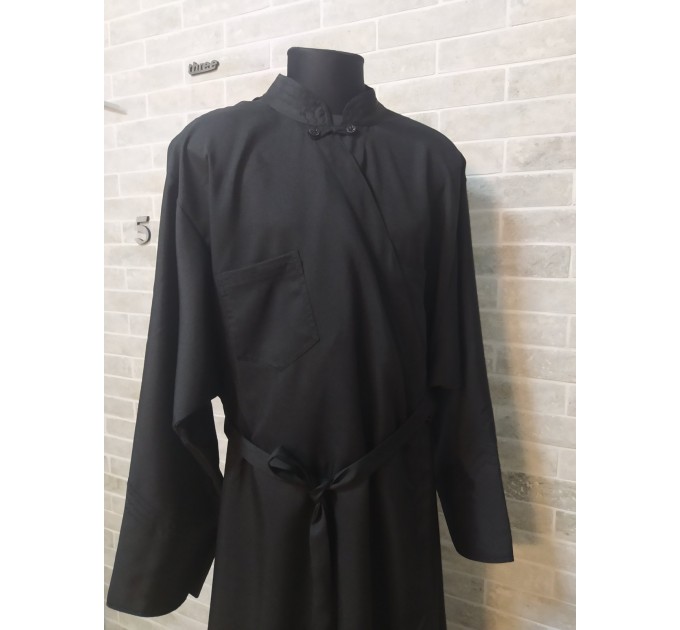 Orthodox Undercassock - Inner cassock from gabardine - Cassock for a priest- Church garment - Religious cloth - Clergy robe