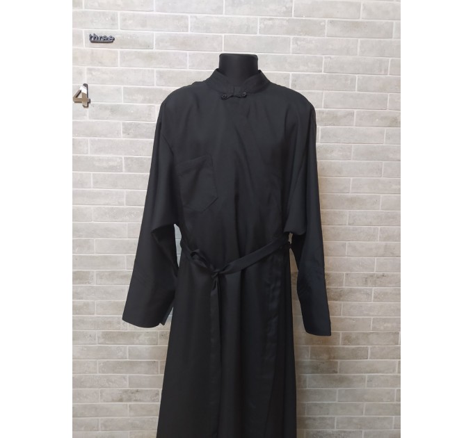 Orthodox Undercassock - Inner cassock from gabardine - Cassock for a priest- Church garment - Religious cloth - Clergy robe