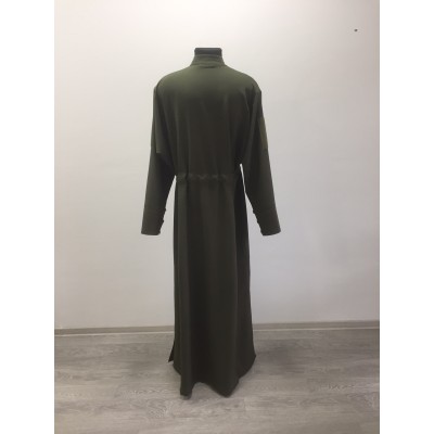 Greek style cassock for Chaplain - Orthodox cassock in khaki - Inner cassock for Chaplain - Orthodox cassock