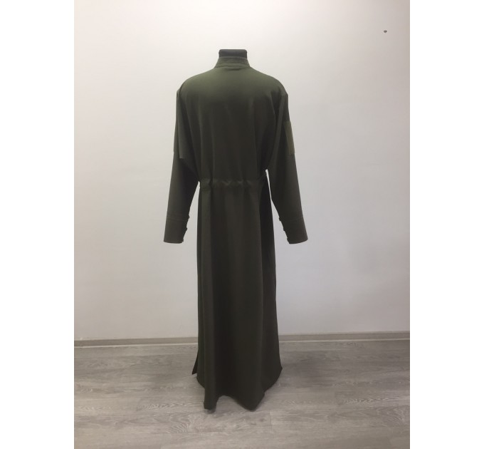 Greek style cassock for Chaplain - Orthodox cassock in khaki - Inner cassock for Chaplain - Orthodox cassock