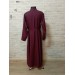 Embroidered Orthodox cassock - St. Petersburg style cassock in linen-gabardine - Cassock for a priest - Inner cassock - Undercassock