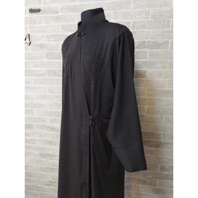 Orthodox cassock - Cassock in gabardine / wet silk with machine embroidery - Cassock for a priest- Inner cassock - Undercassock