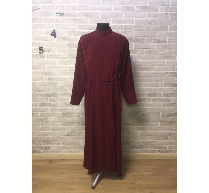 Embroidered Orthodox cassock - Inner cassock - Cassock for a priest- Church garment - Religious cloth - Orthodox cassoc