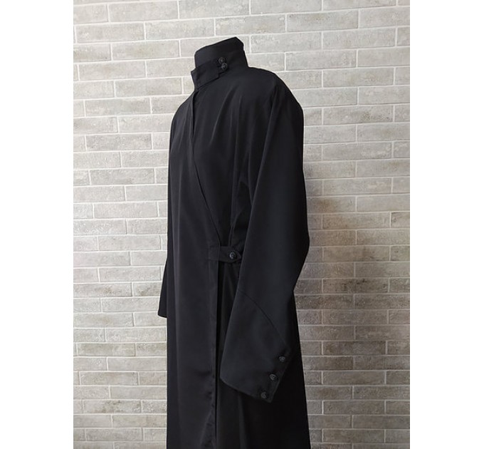 Slavic Cassock in wet silk without embroidery - Slavic style Orthodox cassock - Cassock for a priest - Religious cloth - Clergy robe - Undercassock