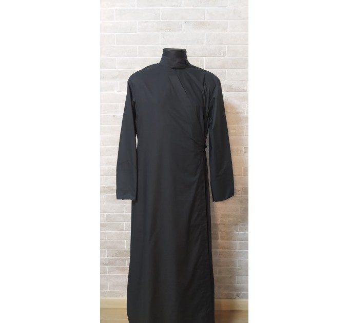 Slavic Cassock in cottone - Slavic style Orthodox cassock - Cassock for a priest - Religious cloth - Clergy robe - Undercassock