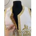 Two sides embroidered communion set - Double stole and cuffs - Priest's set