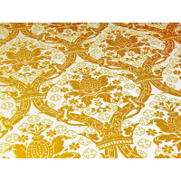 Jerusalem Nonmetallic Greek Brocade - Church Brocade - Liturgical Brocade - Priest vestment's fabric