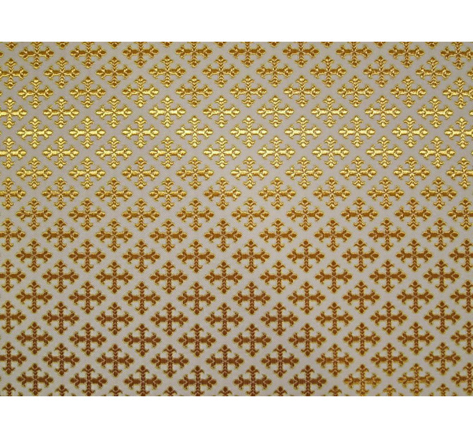 Metallic liturgical fabric, Church Fabrics, Vestments, Width 2.60 meters, Greek Brocade, sale Brocade, Liturgical fabric