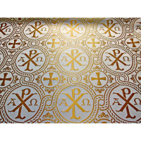 Nativity Nonmetallic Greek Brocade - Church Brocade - Liturgical Brocade - Priest vestment's fabric