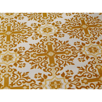 Nicomedia Nonmetallic Greek Brocade - Church Brocade - Liturgical Brocade - Priest vestment's fabric