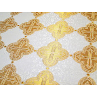 Nicaea Nonmetallic Greek Brocade - Church Brocade - Liturgical Brocade - Priest vestment's fabric