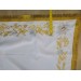 Altar cover in gabardine with the embroidery