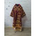 Embroidered bishop's vestment set with small and large omophor on velvet