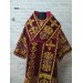 Embroidered bishop's vestment set with small and large omophor on velvet