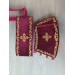 Embroidered bishop's vestment set with small and large omophor on velvet