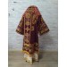 Embroidered bishop's vestment set with small and large omophor on velvet