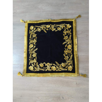 Embroidered velvet gospel cover - Gospel vestment - Gospel Cape Altar cover