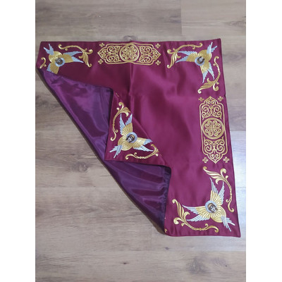 Embroidered Iliton in satin - Canonical altar iliton - eiliton