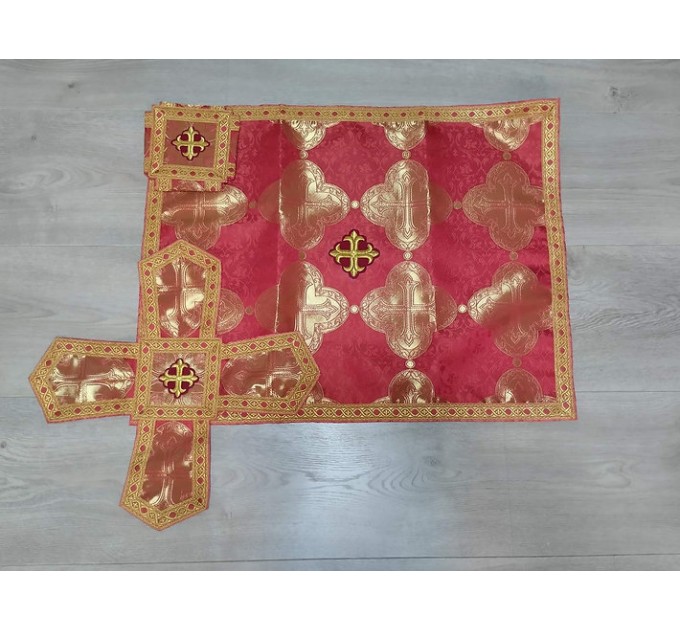 Orthodox Chalice Covers from greek brocade 