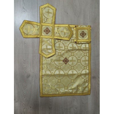 In STOCK! Orthodox Chalice Covers from greek brocade - Aer and chalice veils