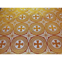 Hilt Nonmetallic Greek Brocade - Church Brocade - Liturgical Brocade - Priest vestment's fabric